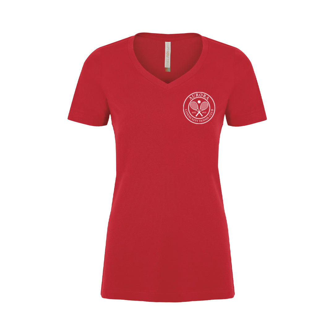 Women's V-Neck Tee - ACTC Crest