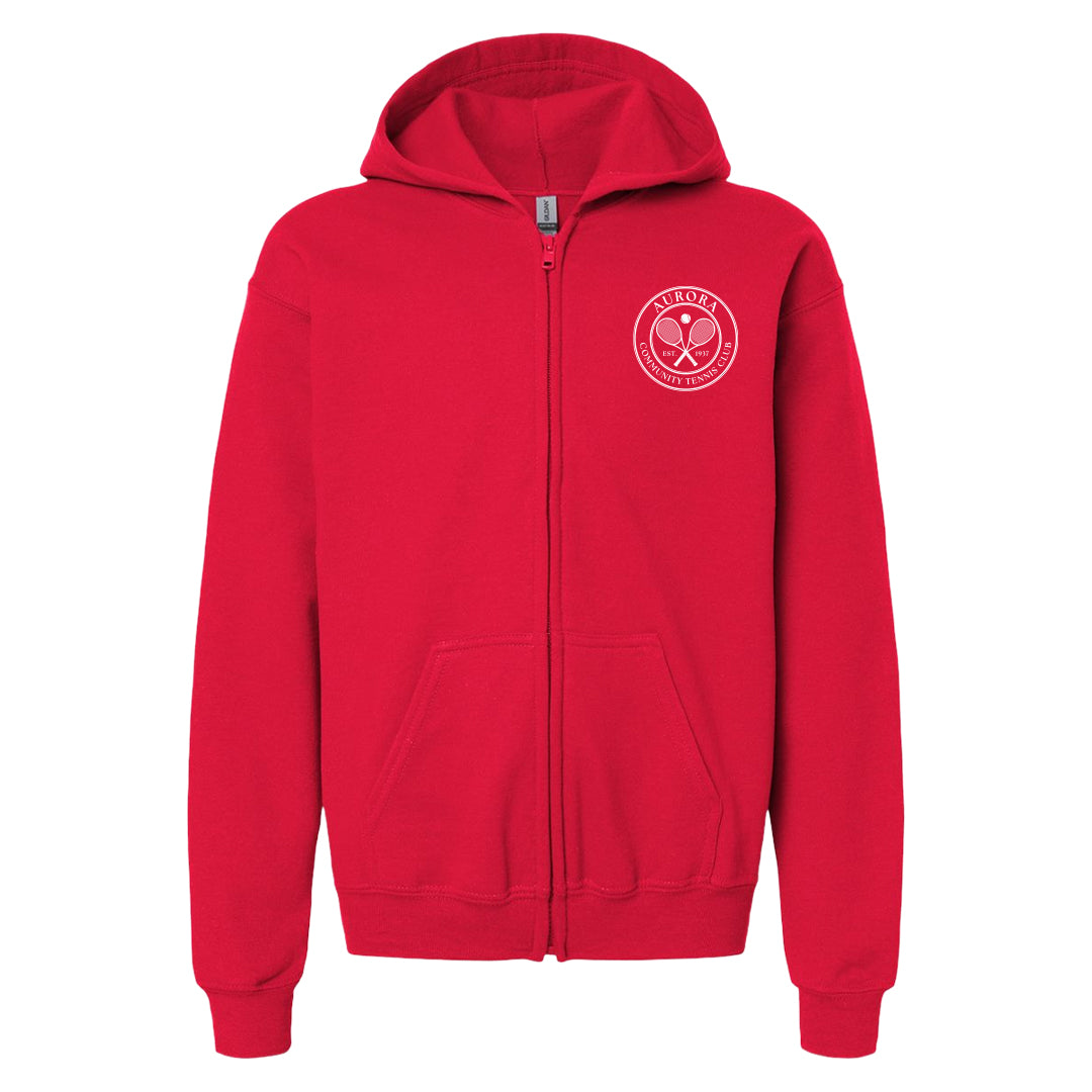 Youth Full-Zip Hoodie - ACTC Left Chest Crest