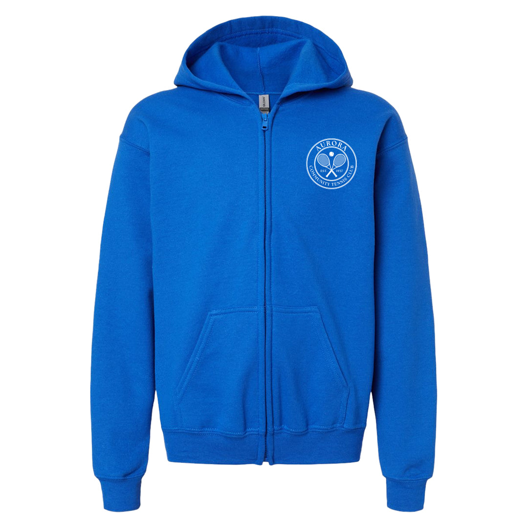 Youth Full-Zip Hoodie - ACTC Left Chest Crest