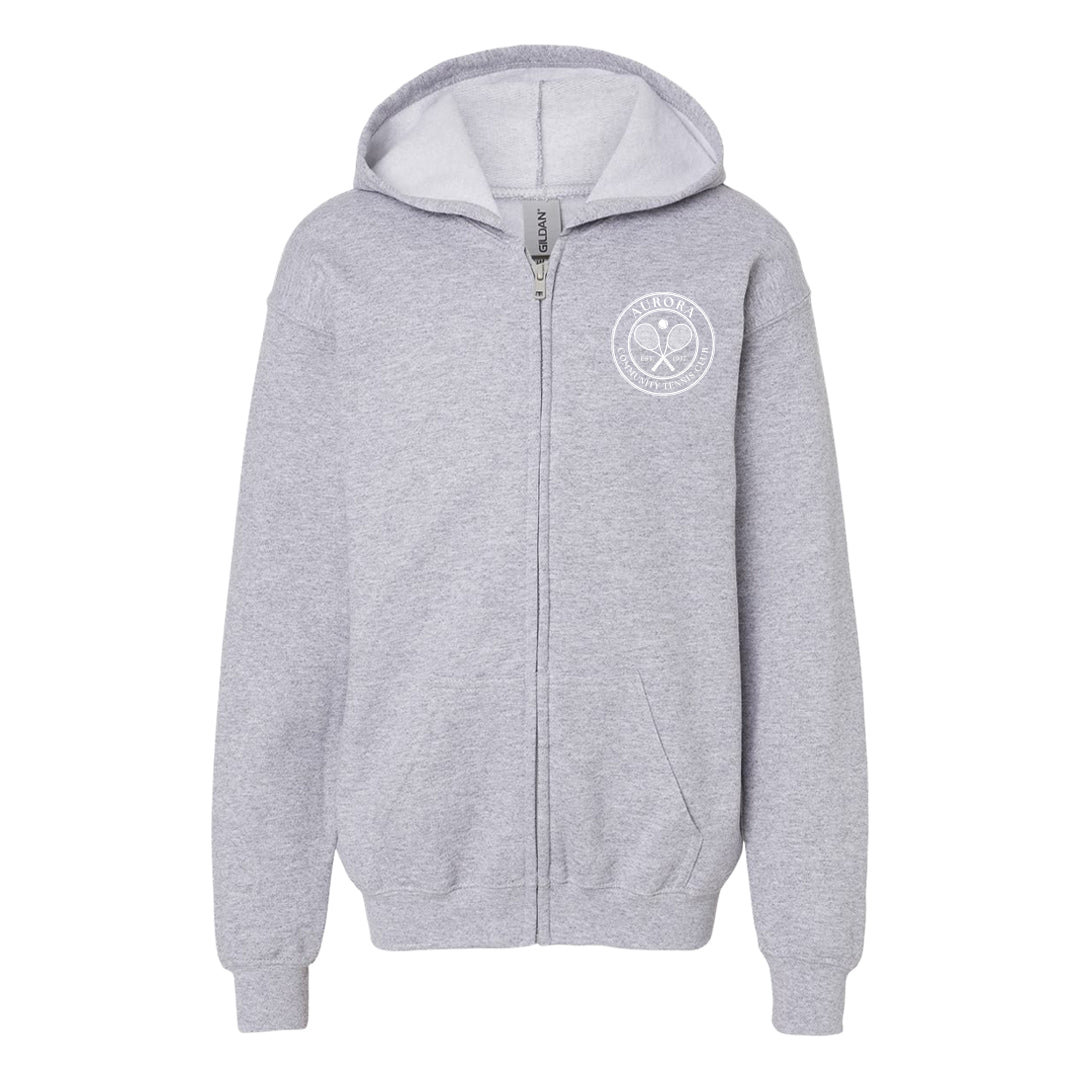 Youth Full-Zip Hoodie - ACTC Left Chest Crest