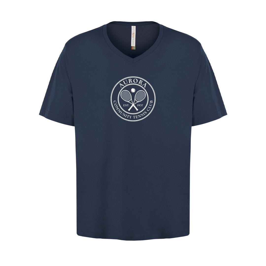 Men's V-Neck Tee - ACTC Crest