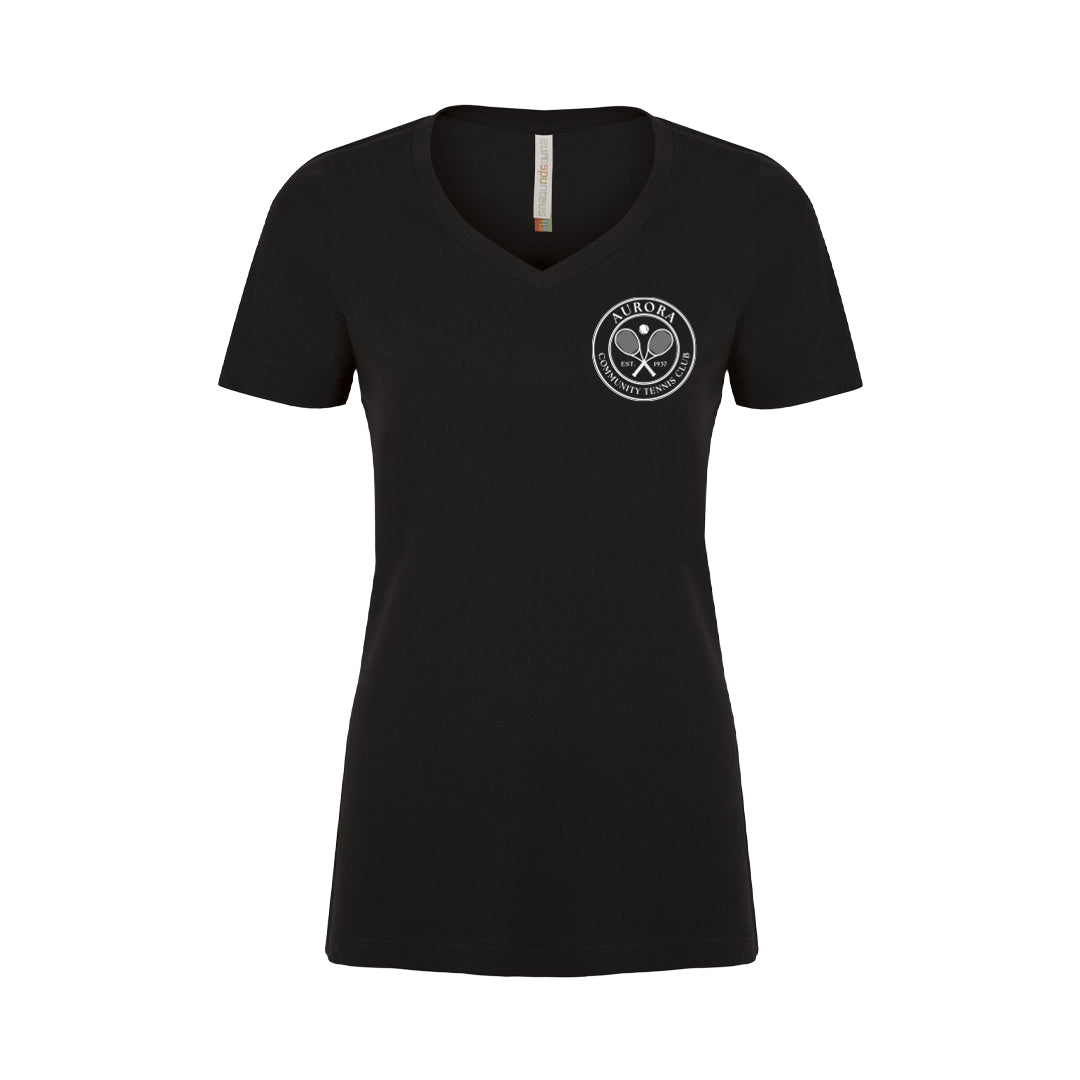 Women's V-Neck Tee - ACTC Crest