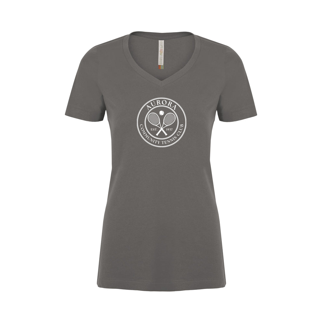 Women's V-Neck Tee - ACTC Crest