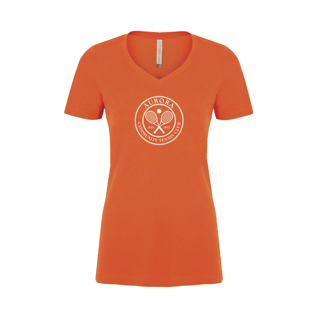 Women's V-Neck Tee - ACTC Crest